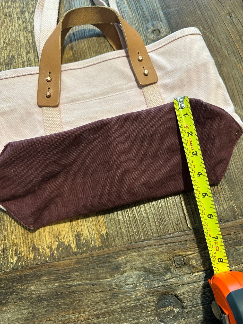 IMMODEST COTTON pink canvas tote bag - Picture 5 of 8